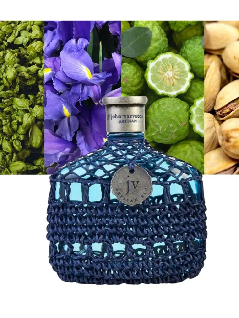 John Varvatos Artisan Blue EDT,Citrus Spicy Woody Mandarin-Travel 15ml,0.5oz-NEW